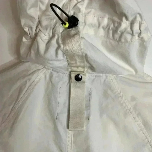 G Star  Raw Long White Coat Size Medium - Picture 6 of 12